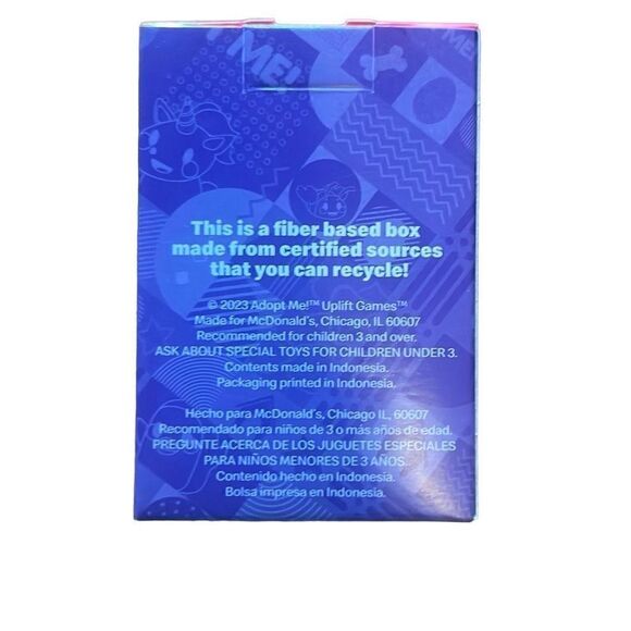 McDonald's Adopt Me Happy Meal Toy Dog Sealed NEW - Picture 2 of 3